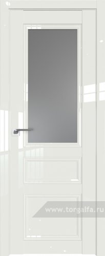 Дверь со стеклом ProfilDoors 131L Графит ( ДаркВайт люкс)