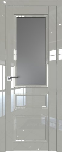 Дверь со стеклом ProfilDoors 131L Графит (Галька люкс)