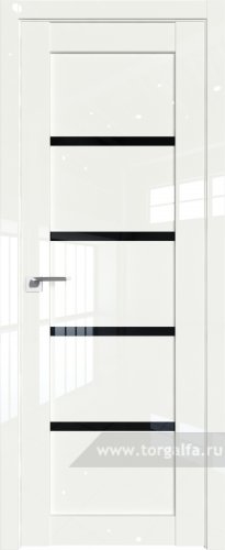 Дверь со стеклом ProfilDoors 2.09L Черный триплекс ( ДаркВайт люкс)