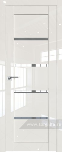 Дверь со стеклом ProfilDoors 2.09L Прозрачное (Магнолия люкс)