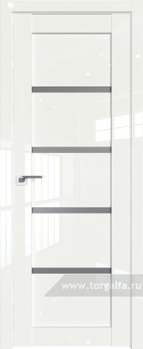 Дверь со стеклом ProfilDoors 2.09L Графит ( ДаркВайт люкс)