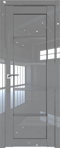 Дверь со стеклом ProfilDoors 2.09L Графит (Грей люкс)