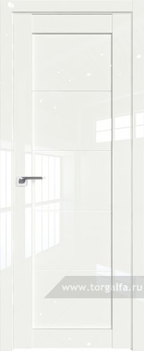 Дверь со стеклом ProfilDoors 2.11L Белый триплекс ( ДаркВайт люкс)