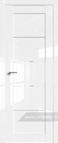 Дверь со стеклом ProfilDoors 2.11L Прозрачное (Белый люкс)