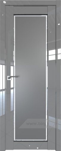 Дверь со стеклом ProfilDoors 2.19L Square графит (Грей люкс)