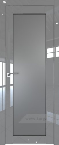 Дверь со стеклом ProfilDoors 2.19L Графит (Грей люкс)