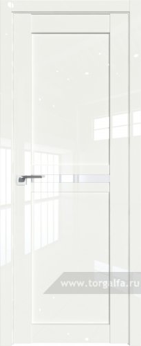 Дверь со стеклом ProfilDoors 2.43L Прозрачное ( ДаркВайт люкс)