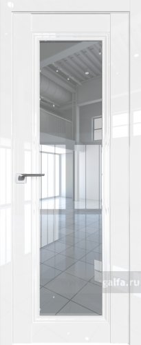 Дверь со стеклом ProfilDoors 2.101L Прозрачное (Белый люкс)