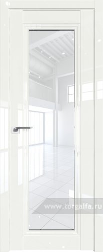 Дверь со стеклом ProfilDoors 2.101L Прозрачное ( ДаркВайт люкс)