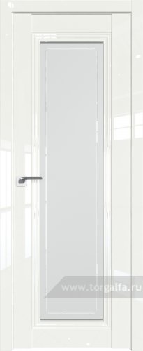 Дверь со стеклом ProfilDoors 2.101L Гравировка 4 ( ДаркВайт люкс)