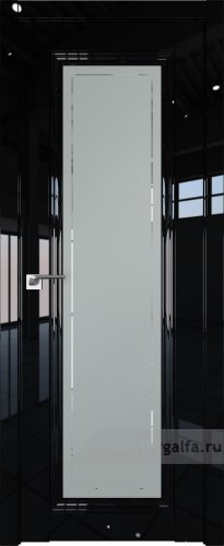 Дверь со стеклом ProfilDoors 2.101L Гравировка 4 (Черный люкс)