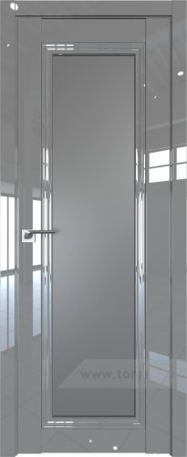 Дверь со стеклом ProfilDoors 2.101L Графит (Грей люкс)