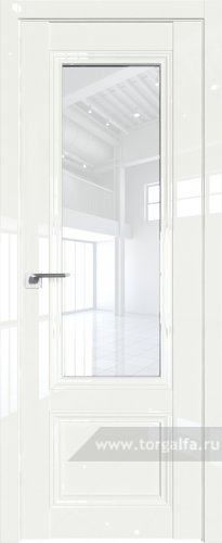 Дверь со стеклом ProfilDoors 2.103L Прозрачное ( ДаркВайт люкс)