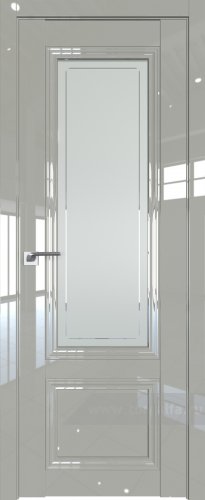 Дверь со стеклом ProfilDoors 2.103L Гравировка 4 (Галька люкс)