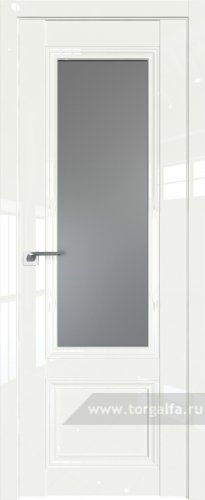 Дверь со стеклом ProfilDoors 2.103L Графит ( ДаркВайт люкс)