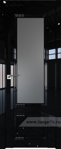 Дверь со стеклом ProfilDoors 2.103L Графит (Черный люкс)