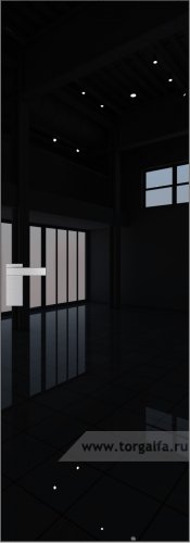 Дверь со стеклом ProfilDoors алюминиевая 1AGK с кромкой Матовая (Lacobel Черный лак)