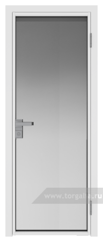 Дверь со стеклом ProfilDoors алюминиевая 1AG с профилем Вайт (Матовое)