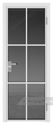Дверь со стеклом ProfilDoors алюминиевая 3AG с профилем Вайт (Тонированное)