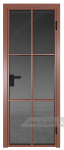 Дверь со стеклом ProfilDoors алюминиевая 3AG с профилем Бронза (Тонированное)