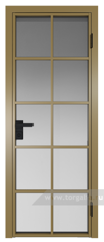 Дверь со стеклом ProfilDoors алюминиевая 4AG с профилем Золото (Матовое)