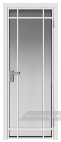 Дверь со стеклом ProfilDoors алюминиевая 5AG с профилем Вайт (Матовое)
