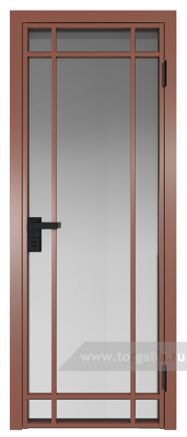 Дверь со стеклом ProfilDoors алюминиевая 5AG с профилем Бронза (Матовое)