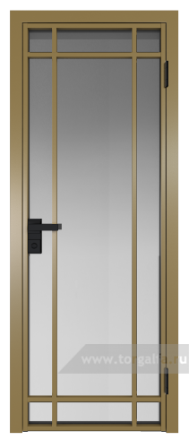 Дверь со стеклом ProfilDoors алюминиевая 5AG с профилем Золото (Матовое)