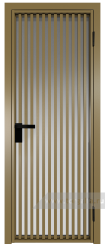 Дверь со стеклом ProfilDoors алюминиевая 11AG с профилем Золото (Матовое)