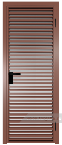 Дверь со стеклом ProfilDoors алюминиевая 12AG с профилем Бронза (Матовое)