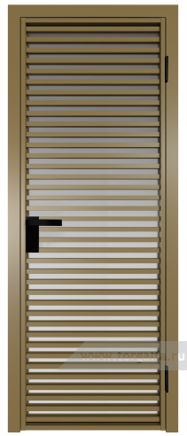 Дверь со стеклом ProfilDoors алюминиевая 12AG с профилем Золото (Матовое)