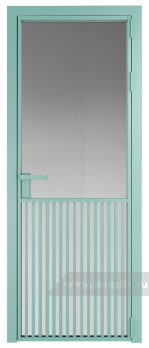 Дверь со стеклом ProfilDoors алюминиевая 15AG с профилем Мята (Матовое)