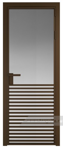 Дверь со стеклом ProfilDoors алюминиевая 16AG с профилем Деорэ (Матовое)