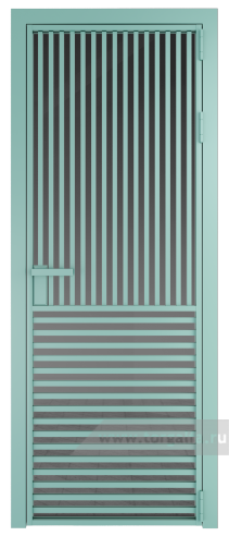Дверь со стеклом ProfilDoors алюминиевая 17AG с профилем Мята (Тонированное)