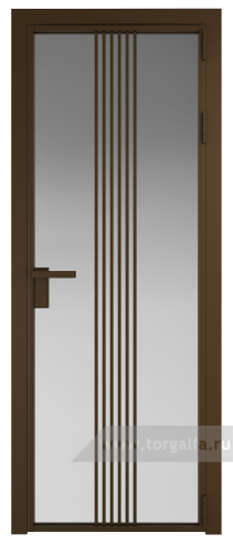 Дверь со стеклом ProfilDoors алюминиевая 18AG с профилем Деорэ (Матовое)