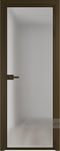 Дверь со стеклом ProfilDoors алюминиевая 1AX с профилем Деорэ (Матовое)