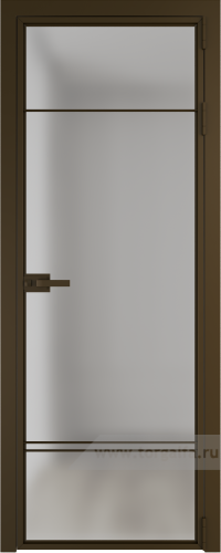 Дверь со стеклом ProfilDoors алюминиевая 4AX с профилем Деорэ (Матовое)