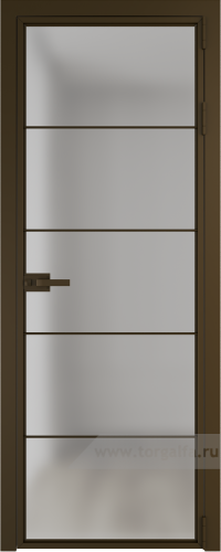 Дверь со стеклом ProfilDoors алюминиевая 5AX с профилем Деорэ (Матовое)