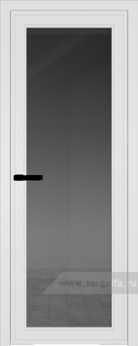 Дверь со стеклом ProfilDoors алюминиевая AGP 1 с профилем Вайт (Тонированное)