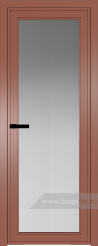 Дверь со стеклом ProfilDoors алюминиевая AGP 1 с профилем Бронза (Матовое)