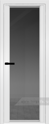 Дверь со стеклом ProfilDoors алюминиевая AGP 2 с профилем Вайт (Тонированное)