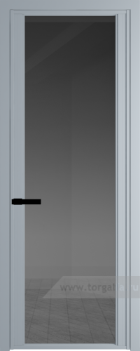 Дверь со стеклом ProfilDoors алюминиевая AGP 2 с профилем Серебро (Тонированное)
