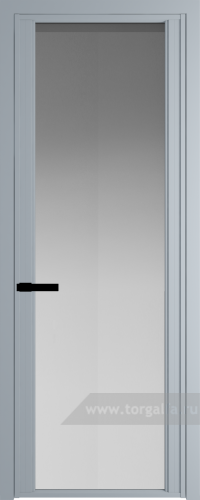 Дверь со стеклом ProfilDoors алюминиевая AGP 2 с профилем Серебро (Матовое)