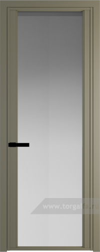 Дверь со стеклом ProfilDoors алюминиевая AGP 2 с профилем Шампань (Матовое)
