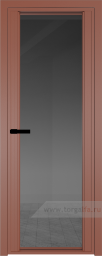 Дверь со стеклом ProfilDoors алюминиевая AGP 2 с профилем Бронза (Тонированное)