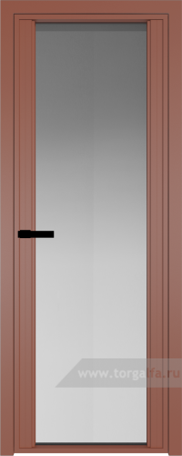 Дверь со стеклом ProfilDoors алюминиевая AGP 2 с профилем Бронза (Матовое)