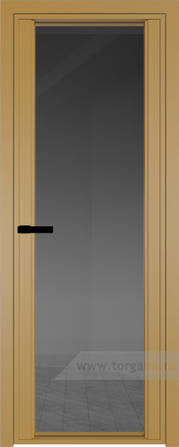 Дверь со стеклом ProfilDoors алюминиевая AGP 2 с профилем Золото (Тонированное)