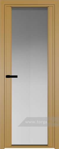 Дверь со стеклом ProfilDoors алюминиевая AGP 2 с профилем Золото (Матовое)