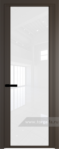 Дверь со стеклом ProfilDoors алюминиевая AGP 2 с профилем Деорэ (Белый триплекс)