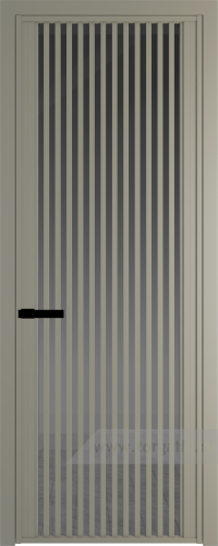 Дверь со стеклом ProfilDoors алюминиевая AGP 3 с профилем Никель матовый (Тонированное)